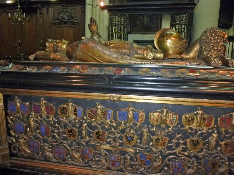 Tomb of Charles the Bold in the Church of Our Lady, Bruges. Photo courtesy of Tina Dallas