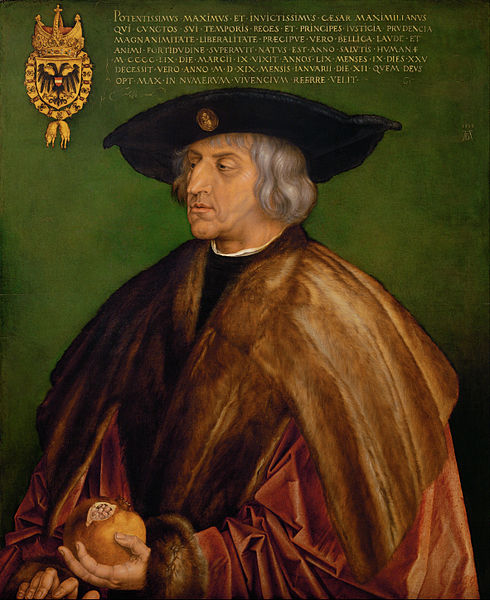Portrait of Maximilian, King of the Romans by Albrecht Durer