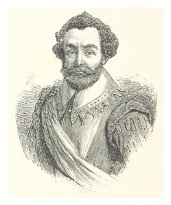 Sir Francis Drake (Illustration by Louis K. Harlow, from Wikimedia Commons)