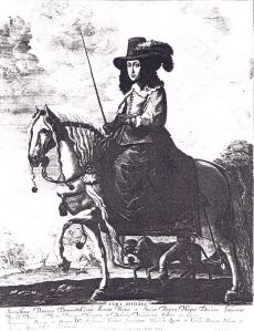 How Arbella might have appeared in disguise on horseback
