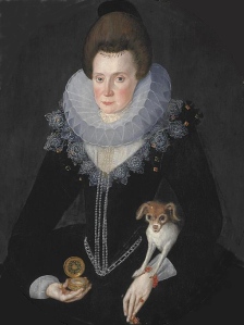 Portrait of Lady Arbella Stuart by Robert Peake the Elder