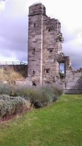 The North Tower of Tutbury Castle (Photo by the author)