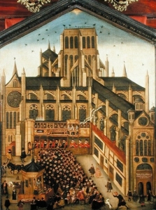 Old St. Paul's Cathedral, where Arthur and Catherine were married