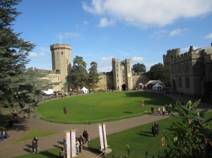 Warwick Castle where Anne was born.  (Photo by the author)