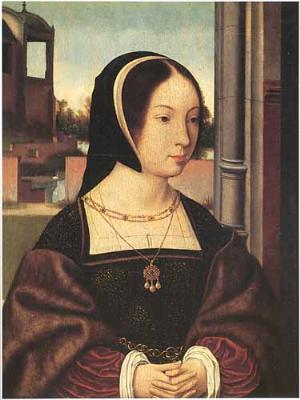 Portrait of a Lady, presumed to be Anne of Brittany, c. 1520 by Jan Mostaert